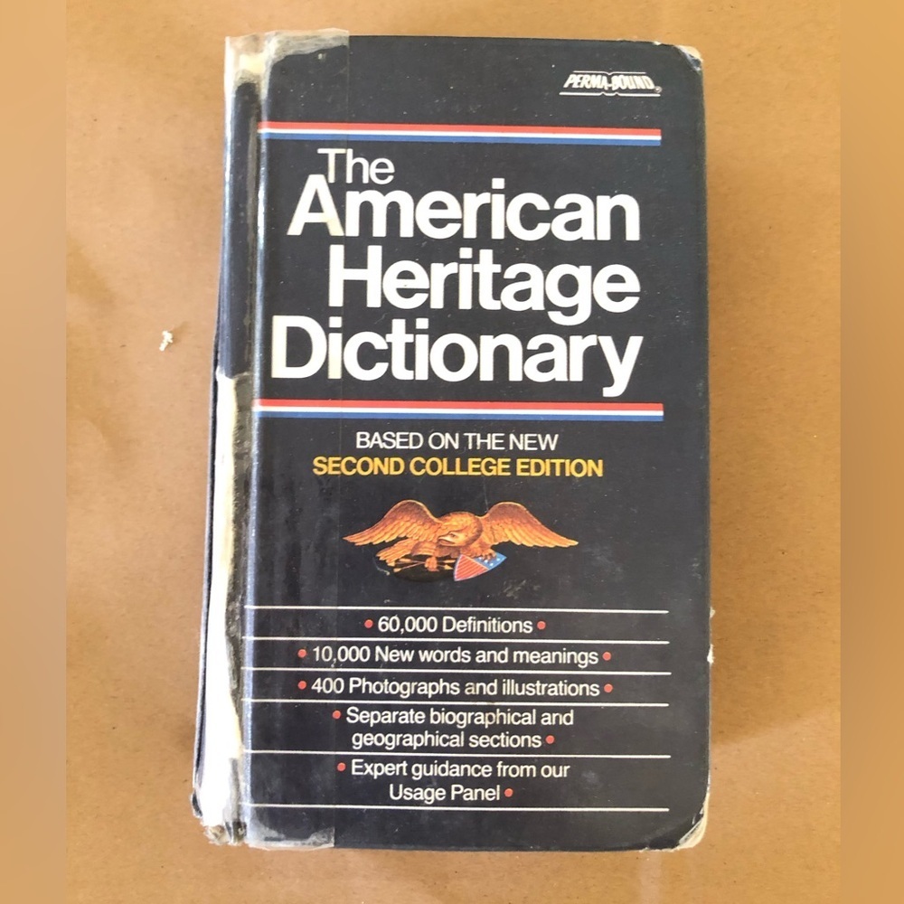 1983 American Dictionary Hard Cover